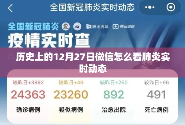 微信查看肺炎實(shí)時(shí)動(dòng)態(tài)指南，歷史12月27日動(dòng)態(tài)速覽
