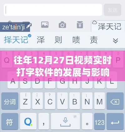 視頻實時打字軟件的發(fā)展與影響，歷年12月27日的觀察分析