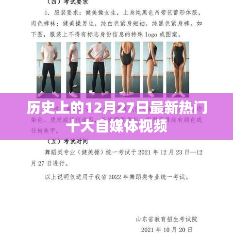 最新熱門自媒體視頻榜單，歷史上的十二月二十七日回顧