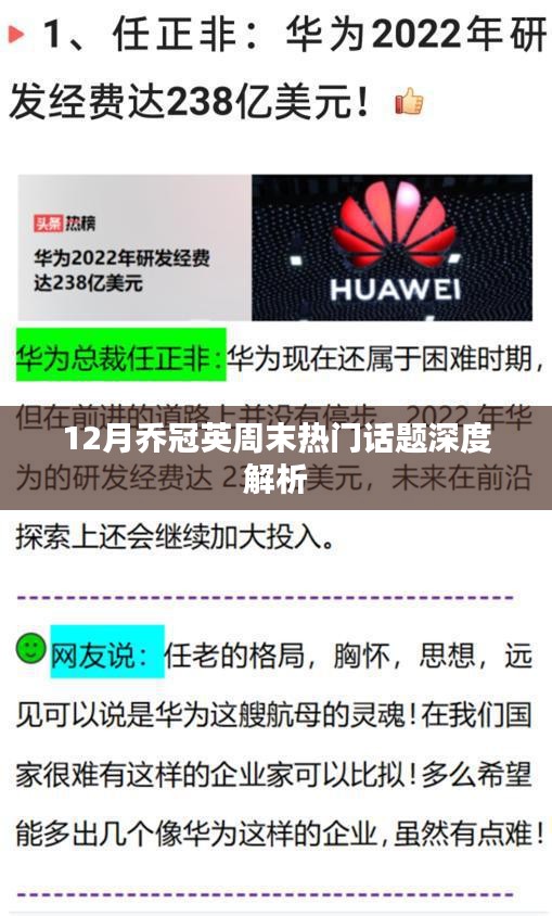 喬冠英十二月周末話(huà)題深度剖析