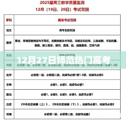 師范熱門高考資訊，最新動態(tài)（12月27日）