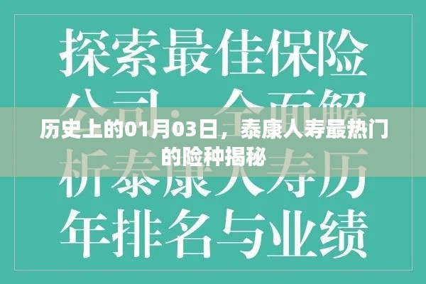 泰康人壽熱門險種揭秘，歷史上的今天（一月三日）