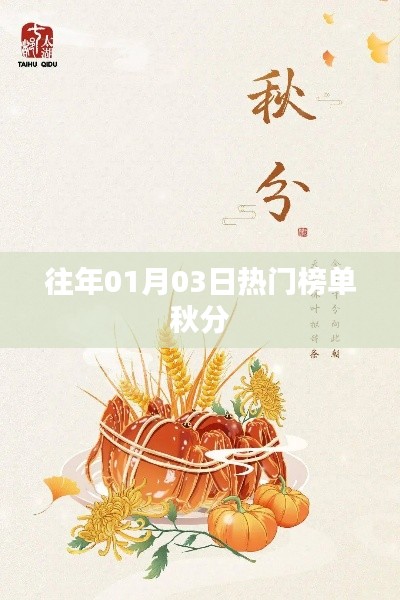 秋分時(shí)節(jié)熱門榜單回顧，歷年一月三日盛事概覽