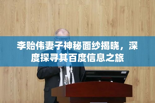 李貽偉妻子神秘面紗揭曉，深度探尋其百度信息之旅