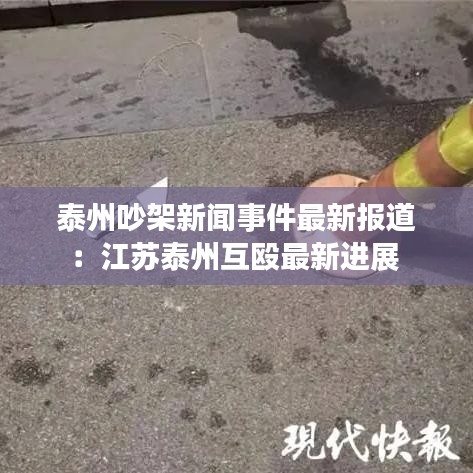 泰州吵架新聞事件最新報道：江蘇泰州互毆最新進(jìn)展 