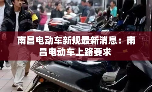 南昌電動車新規(guī)最新消息：南昌電動車上路要求 