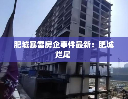 肥城暴雷房企事件最新：肥城爛尾 