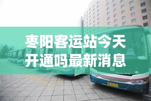 棗陽客運站今天開通嗎最新消息：棗陽車站班車時刻表 