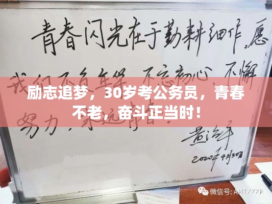 勵(lì)志追夢，30歲考公務(wù)員，青春不老，奮斗正當(dāng)時(shí)！