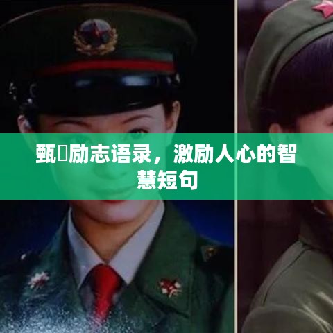 甄嬛勵(lì)志語錄，激勵(lì)人心的智慧短句