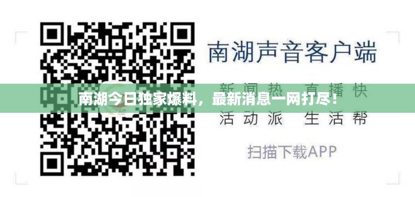 南湖今日獨(dú)家爆料，最新消息一網(wǎng)打盡！