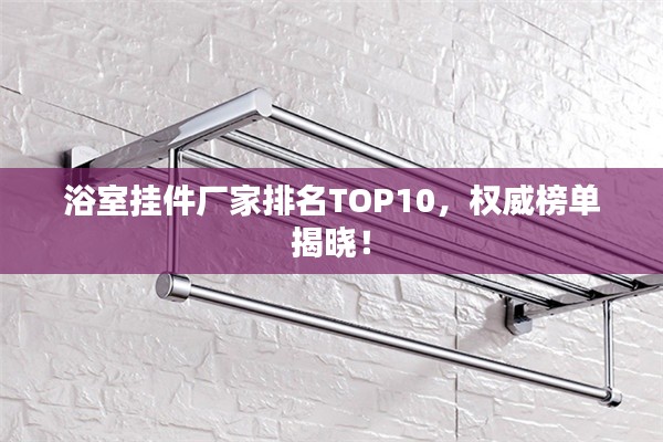 浴室掛件廠家排名TOP10，權(quán)威榜單揭曉！