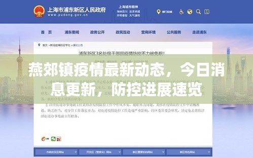 燕郊鎮(zhèn)疫情最新動態(tài)，今日消息更新，防控進展速覽