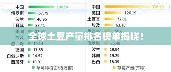 全球土豆產(chǎn)量排名榜單揭曉！