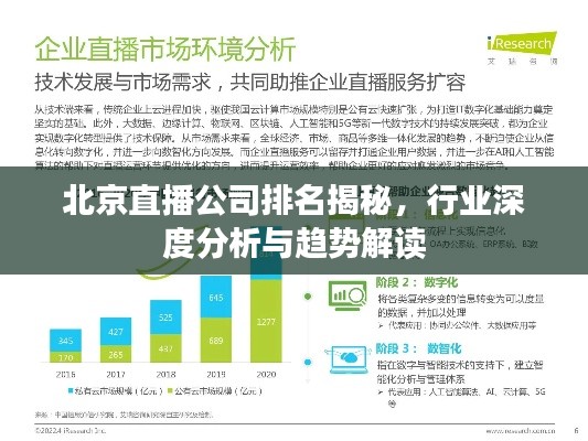 北京直播公司排名揭秘，行業(yè)深度分析與趨勢解讀