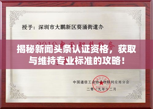 揭秘新聞?lì)^條認(rèn)證資格，獲取與維持專(zhuān)業(yè)標(biāo)準(zhǔn)的攻略！