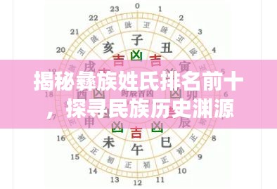 揭秘彝族姓氏排名前十，探尋民族歷史淵源