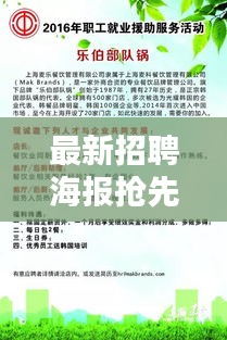 最新招聘海報搶先看，職位大放送，機會不容錯過！