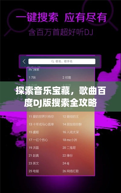 探索音樂寶藏，歌曲百度DJ版搜索全攻略