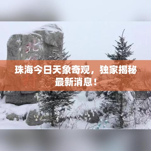 珠海今日天象奇觀，獨(dú)家揭秘最新消息！