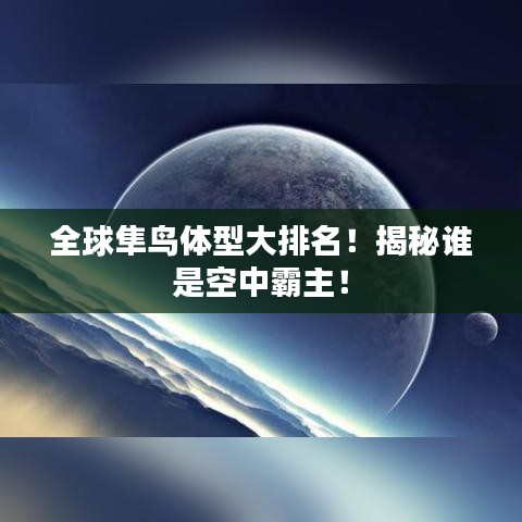 全球隼鳥體型大排名！揭秘誰是空中霸主！