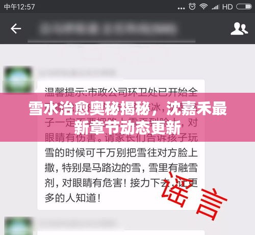 雪水治愈奧秘揭秘，沈嘉禾最新章節(jié)動態(tài)更新