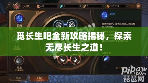覓長(zhǎng)生吧全新攻略揭秘，探索無盡長(zhǎng)生之道！