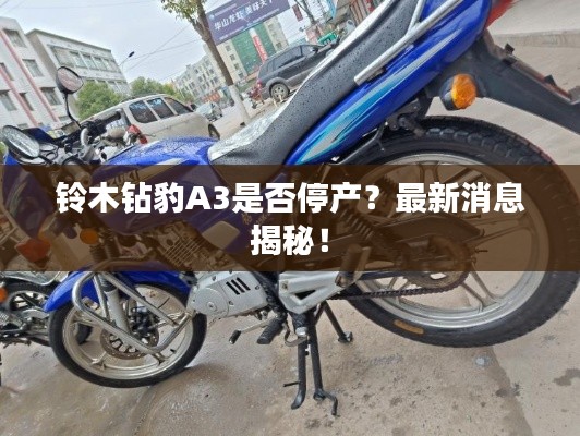 鈴木鉆豹A3是否停產(chǎn)？最新消息揭秘！