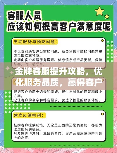 金牌客服提升攻略，優(yōu)化服務品質，贏得客戶滿意信賴