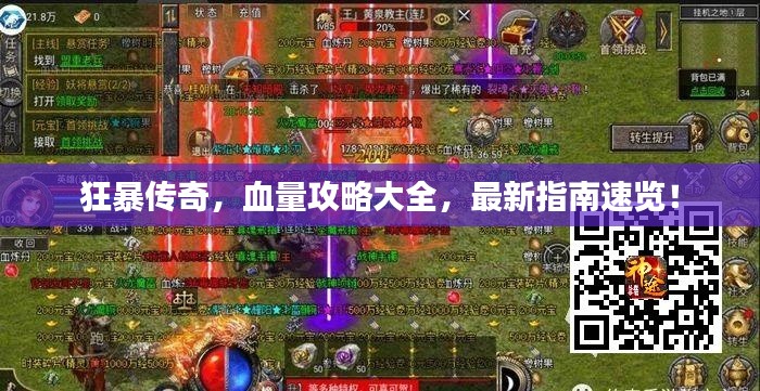 狂暴傳奇，血量攻略大全，最新指南速覽！