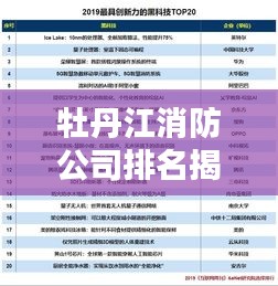 牡丹江消防公司排名揭曉，TOP 10榜單吸引眼球！