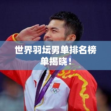 世界羽壇男單排名榜單揭曉！