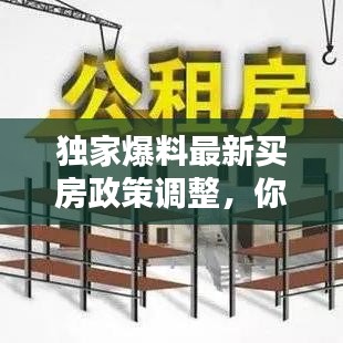 獨(dú)家爆料最新買(mǎi)房政策調(diào)整，你需要知道的最新消息！