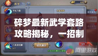 碎夢最新武學套路攻略揭秘，一招制勝，戰(zhàn)力飆升！