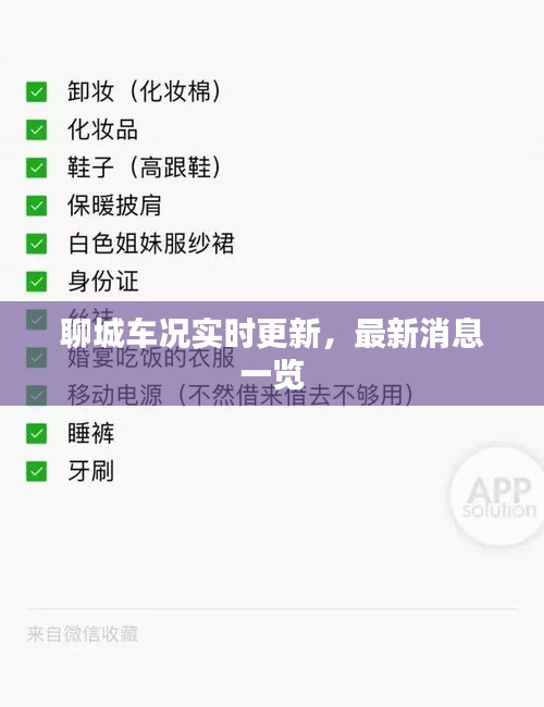 聊城車況實時更新，最新消息一覽