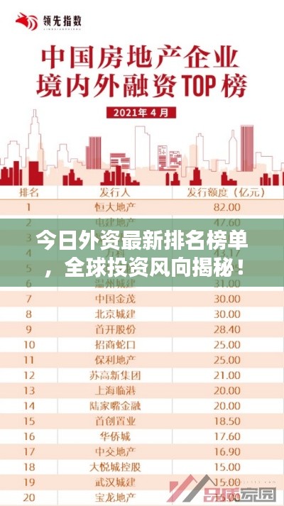 今日外資最新排名榜單，全球投資風(fēng)向揭秘！
