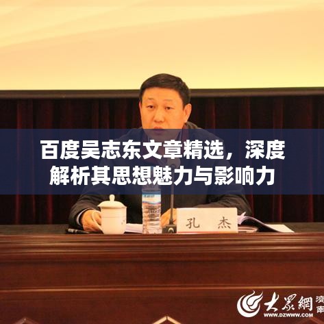 百度吳志東文章精選，深度解析其思想魅力與影響力
