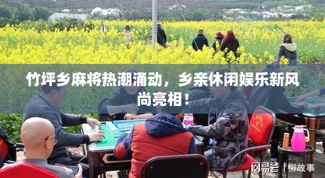 竹坪鄉(xiāng)麻將熱潮涌動，鄉(xiāng)親休閑娛樂新風尚亮相！