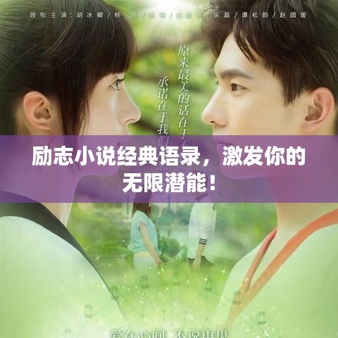 勵志小說經典語錄，激發(fā)你的無限潛能！