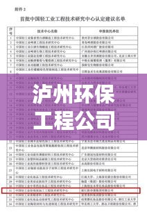 瀘州環(huán)保工程公司排名大揭秘，哪些企業(yè)領(lǐng)跑環(huán)保行業(yè)？