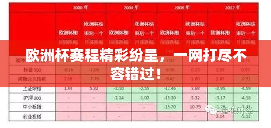 歐洲杯賽程精彩紛呈，一網(wǎng)打盡不容錯過！