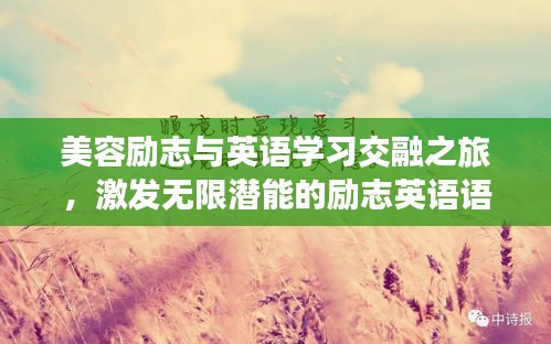美容勵志與英語學習交融之旅，激發(fā)無限潛能的勵志英語語錄