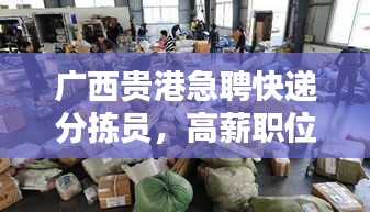 廣西貴港急聘快遞分揀員，高薪職位等你來挑戰(zhàn)！