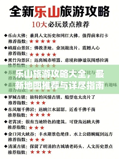 樂(lè)山旅游攻略大全，最新地圖推薦與詳盡指南