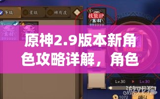 原神2.9版本新角色攻略詳解，角色評價(jià)與玩法指南