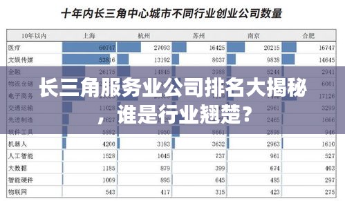 長三角服務(wù)業(yè)公司排名大揭秘，誰是行業(yè)翹楚？