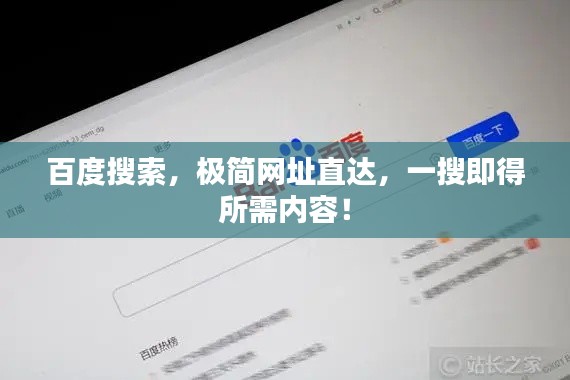 百度搜索，極簡網(wǎng)址直達(dá)，一搜即得所需內(nèi)容！