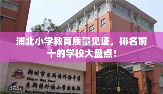 浦北小學(xué)教育質(zhì)量見(jiàn)證，排名前十的學(xué)校大盤(pán)點(diǎn)！