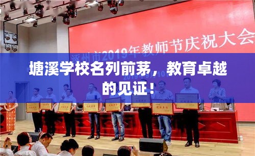 塘溪學校名列前茅，教育卓越的見證！