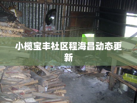 小欖寶豐社區(qū)程海昌動(dòng)態(tài)更新